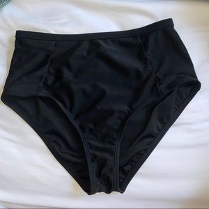 High waisted bikini bottoms